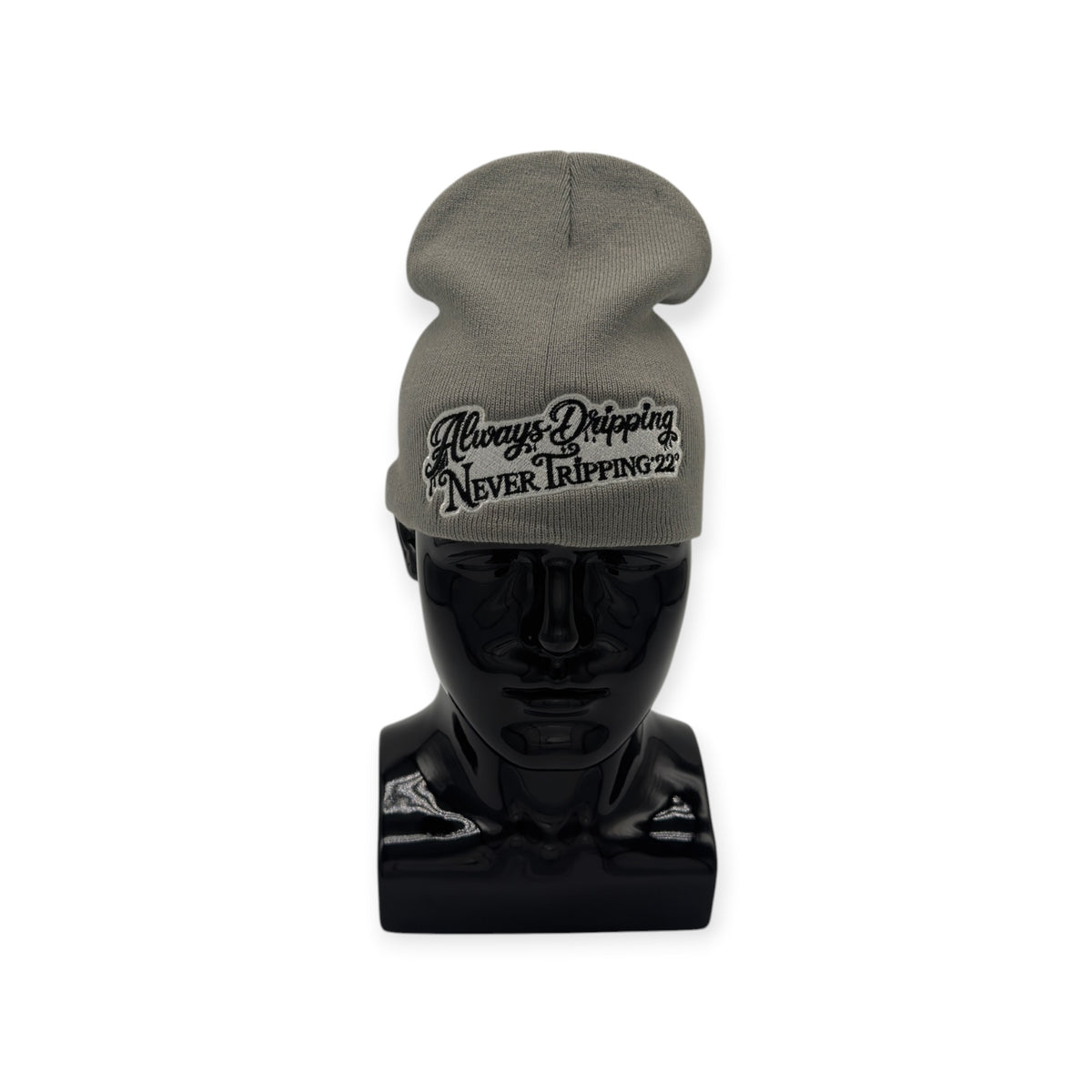 18K Stitch Embroidered Beanies - dripbydesign.com