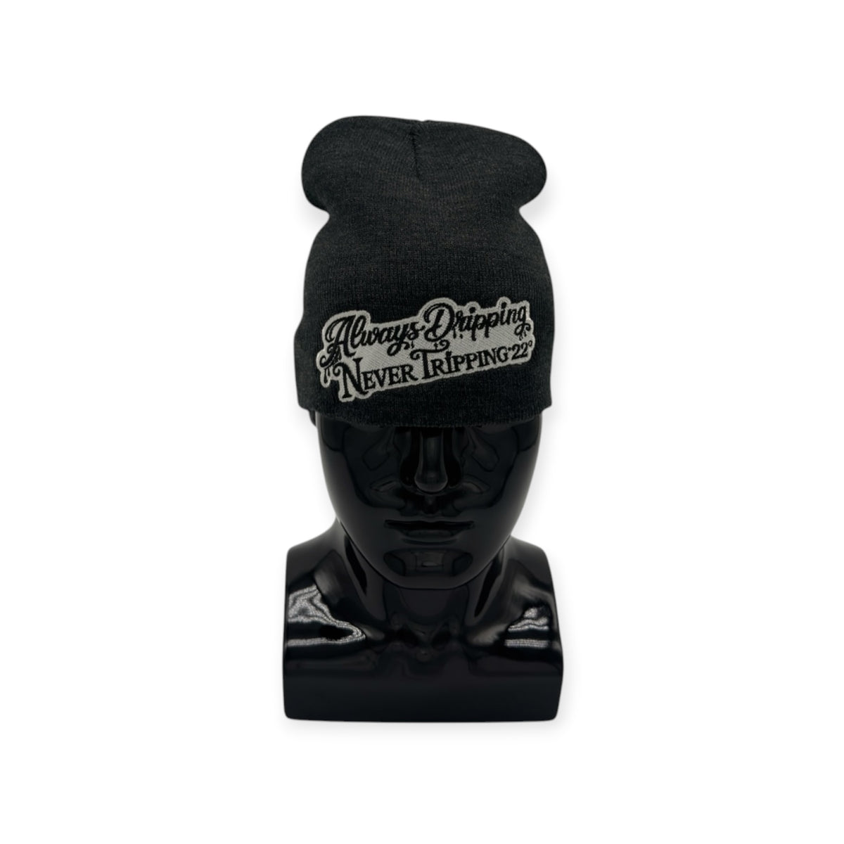 18K Stitch Embroidered Beanies - dripbydesign.com
