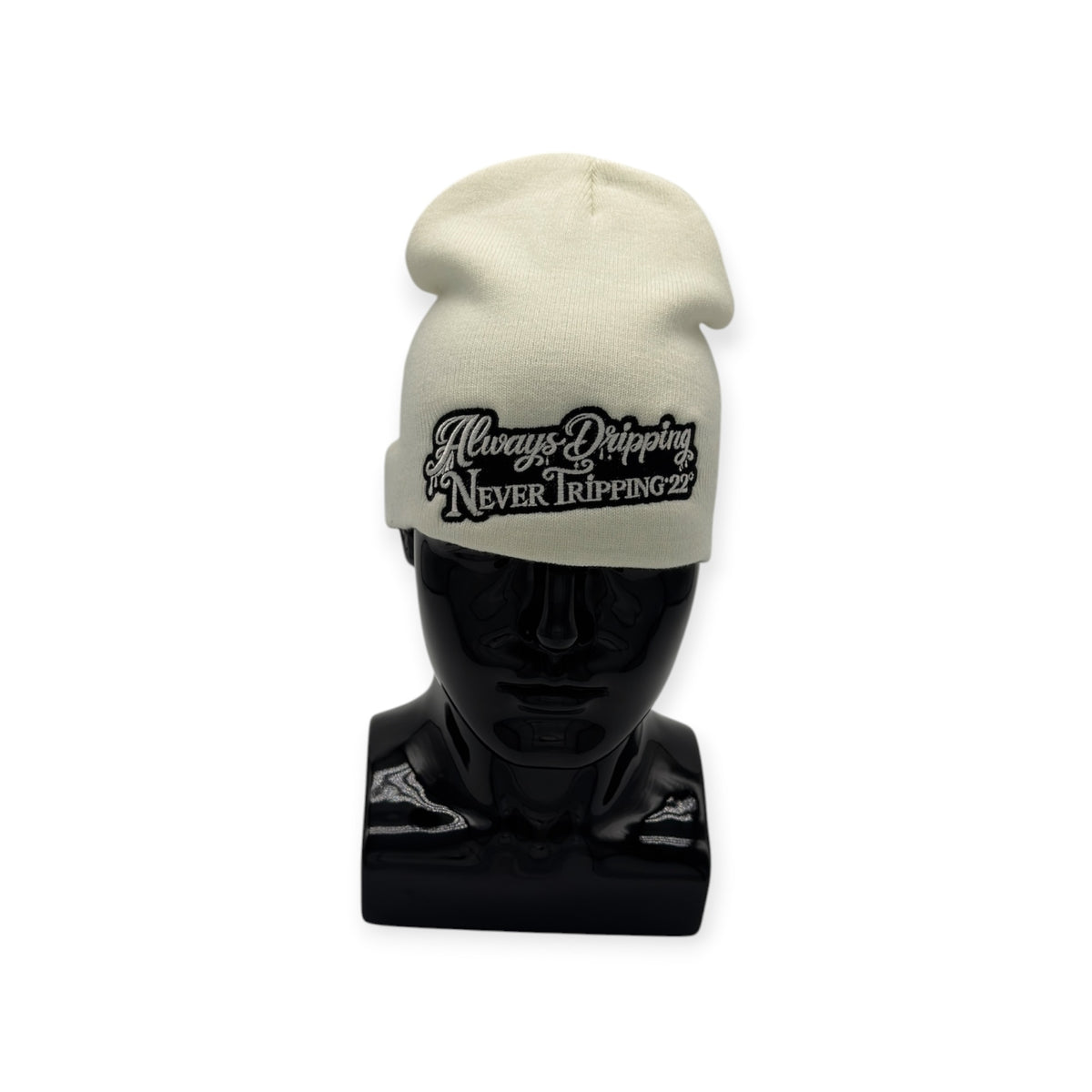 18K Stitch Embroidered Beanies - dripbydesign.com